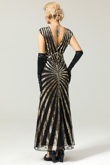 Mermaid 1920s Sequined Flapper Dress